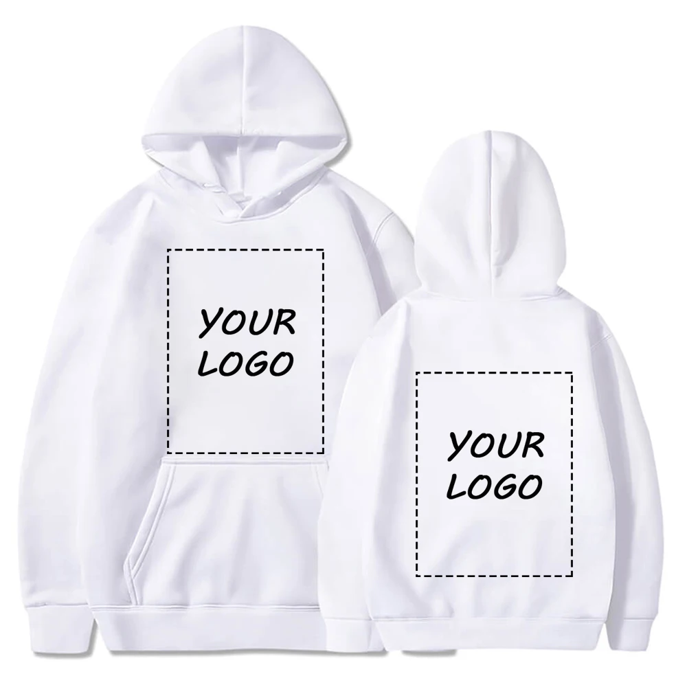 Hoodies com logotipo personalizado para casal e amigos, roupas de impressão, camisola Harajuku, texto DIY, design, imagem, esportes, lazer, tamanho M-4XL