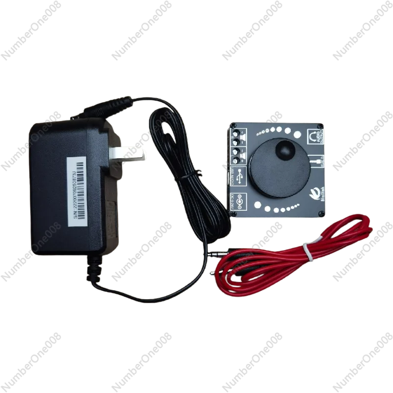 Bluetooth 5.0 digital power amplifier 20 watts with power supply USB decoding playback mini audio speaker HIFI DIY modification