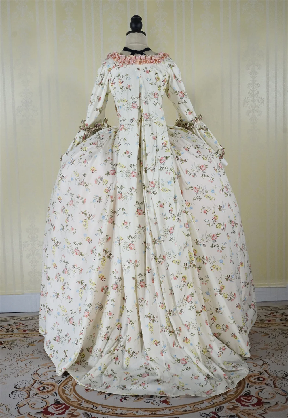 18th Century Robe A La Francaise Rococo Dress French Court Victorian Queen Marie Antoinette Costume Georgian Dress Ball Gown