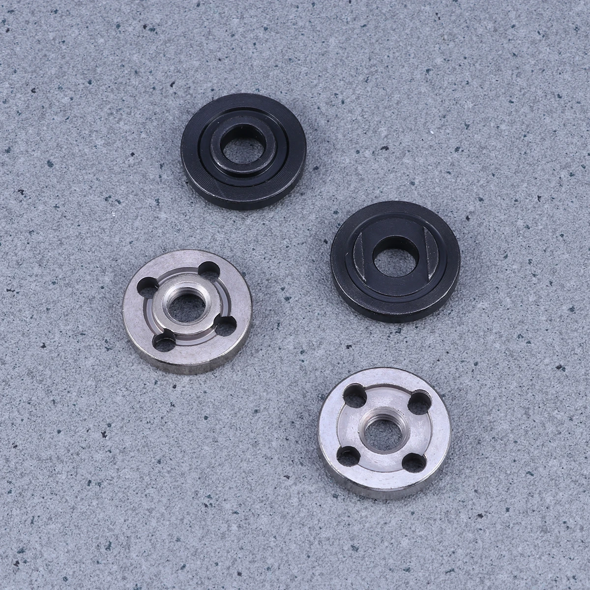 

4pcs Angle Grinder Flange Durable High Quality CNC Metal Process Smooth Surface Pressure Plate Accessories Attachment