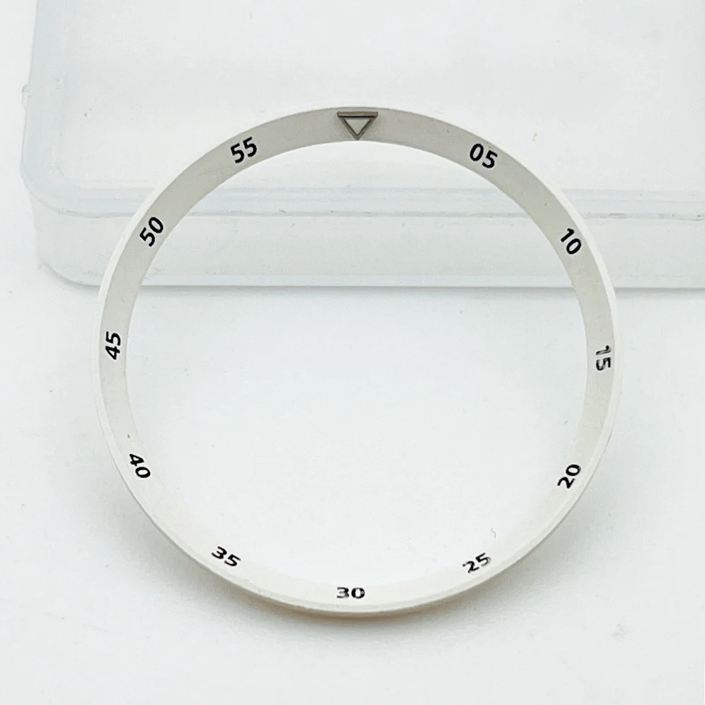 31.4mm Chapter Ring Fit for King Samurai 6105 6309 Turtle Abalone Watch Case NH35 NH36 Diver Watch Inner Ring Parts