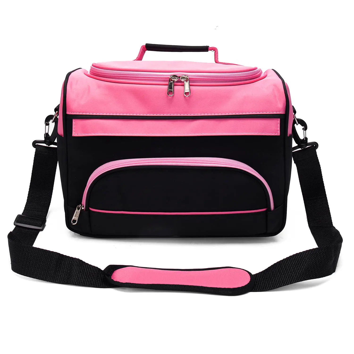 Cosmetics Beauty Bag Multi-functional Hair Makeup Hairdresser Styling Toiletry Organizer Tool Hairdressing Case with Strap