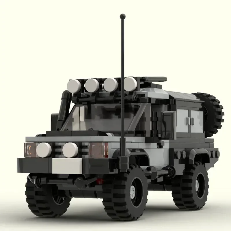 Stadsauto Films Model MOC Bouwstenen Super terreinwagen Modulaire technologie Geschenken Vakantie Monteer kinderen Speelgoedpak