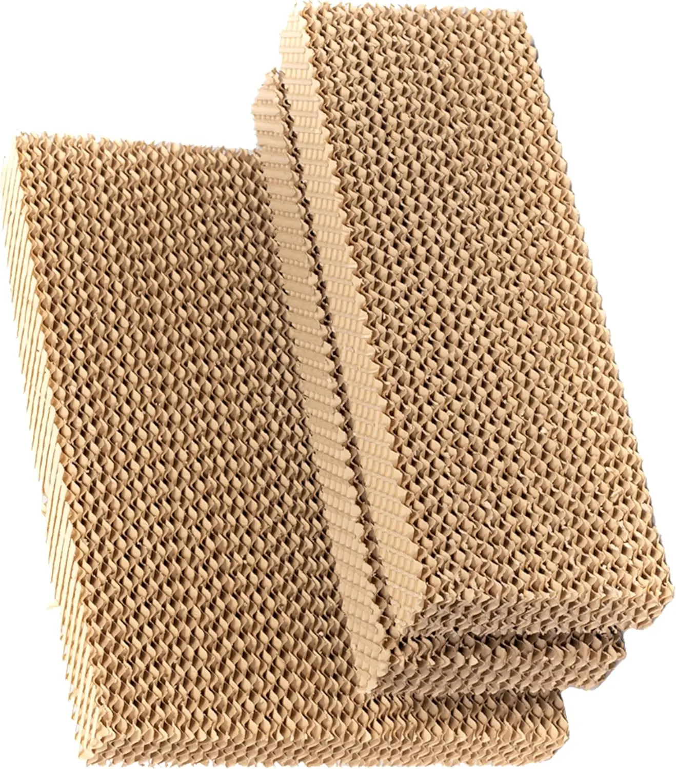 

Hessaire Evaporative Cooler Pads - Swamp Cooler Pads Corrugated Build - Low Odor Xel50 Media Evaporative Cooling Pad for 1300