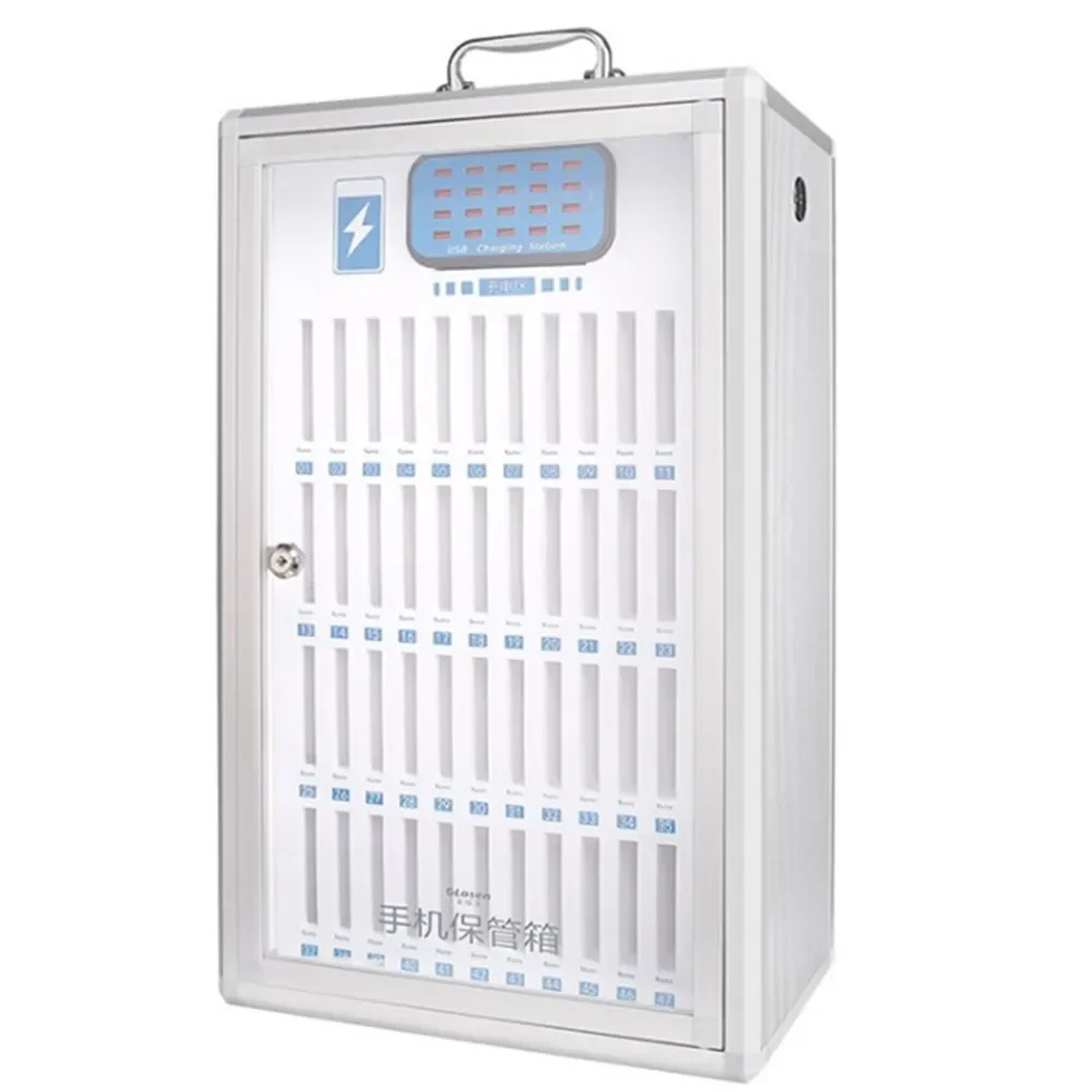 Портативный сейф для мобильного телефона, USB-порт для зарядки, чемодан, школьный блок для встреч, повесить на стене, ящик для хранения инструментов, замок 24