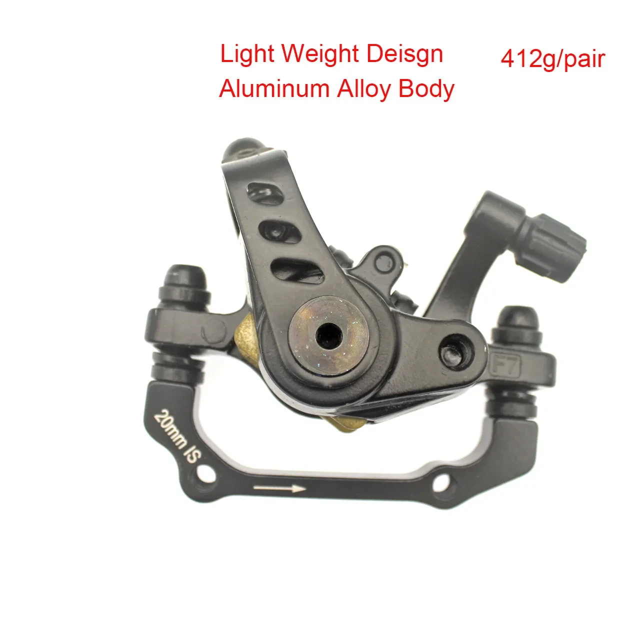 MTB Road bike Disc Brake Bicycle Brake Caliper Mechanical Caliper Aluminum Alloy F160 R160 Double Brake Bike Parts Accessories