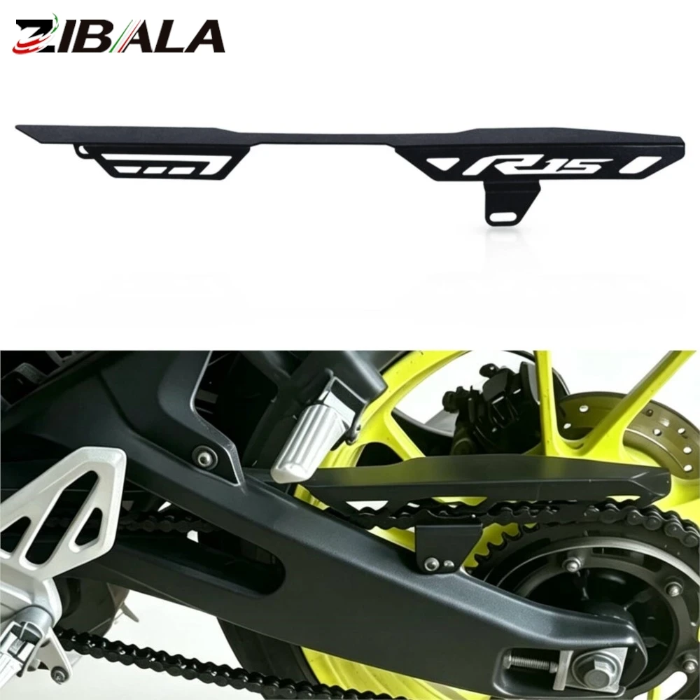 For Yamaha YZFR15 V3 V4 2017-2026 Rear Sprocket Chain Guard Mud Cover Fairing Cowl Protector MT15 XSR125 155 YZFR125 Accessories
