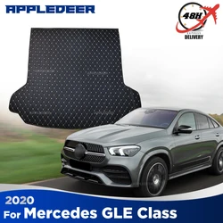 Car Trunk Mat For Mercedes Benz GLE Class 5-Seat W167 V167 GLE 350 450 580 2020 Custom Car Accessories Auto Interior