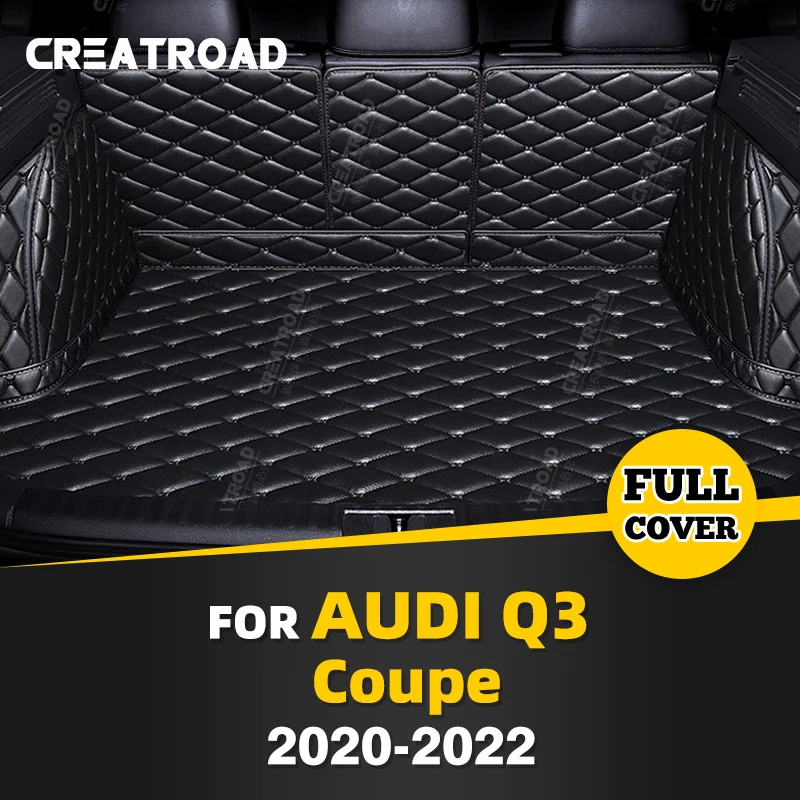 

Автоматический коврик в багажник с полным покрытием для Audi Q3 Coupe 2020 2021 2022, автомобильный чехол для багажника, подкладка для багажника, аксессуары для защиты салона