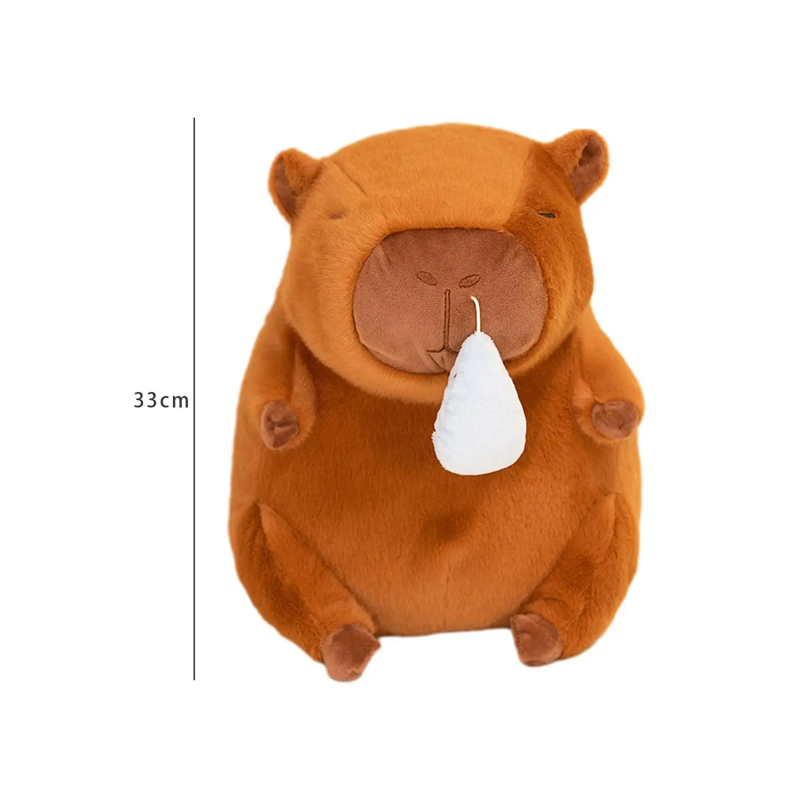 Capybara Toy Animal Doll with Snot Withdrawal Capybara Plush