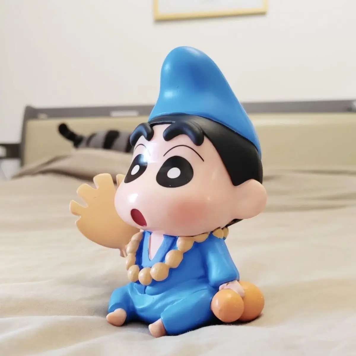 Anime Crayon Shin-chan Q Versie kawaii zithouding Action Figure PVC Model Standbeeld Speelgoed pop Auto ornamenten Collectie Geschenken