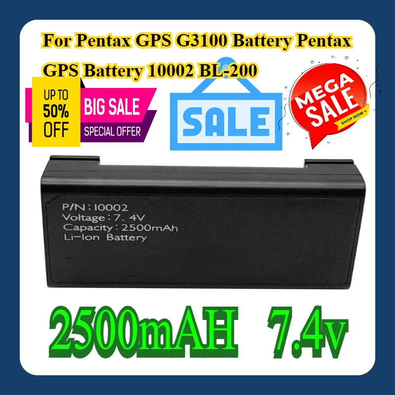 

For Pentax GPS G3100 Battery Pentax GPS Battery 10002 BL-200 2500mAH