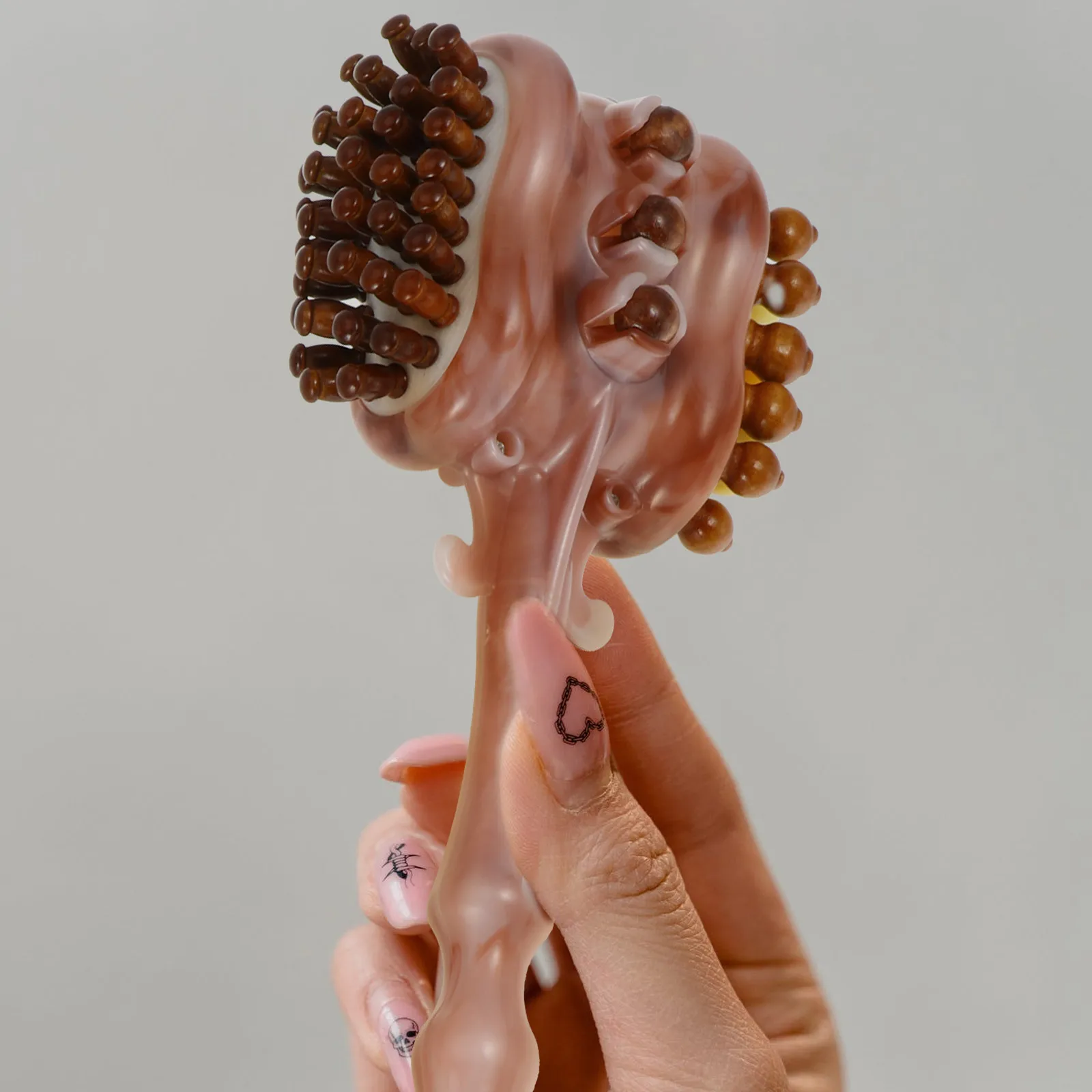 

Massage Hammer Double Head Body Massager Portable Stress Relief Tool For Back Legs Wrist Handheld Knocking Stick Retirement Gift