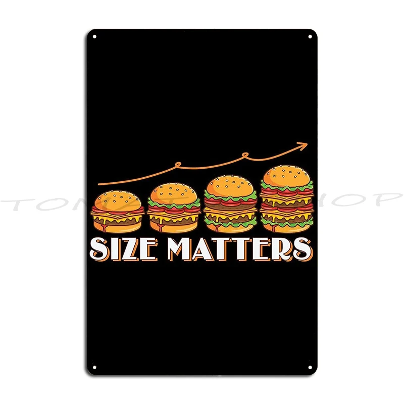 Matters Big Hamburger Burger Yunkie Metal Plaque Classic Wall Mural Create Home Custom Tin Sign Poster