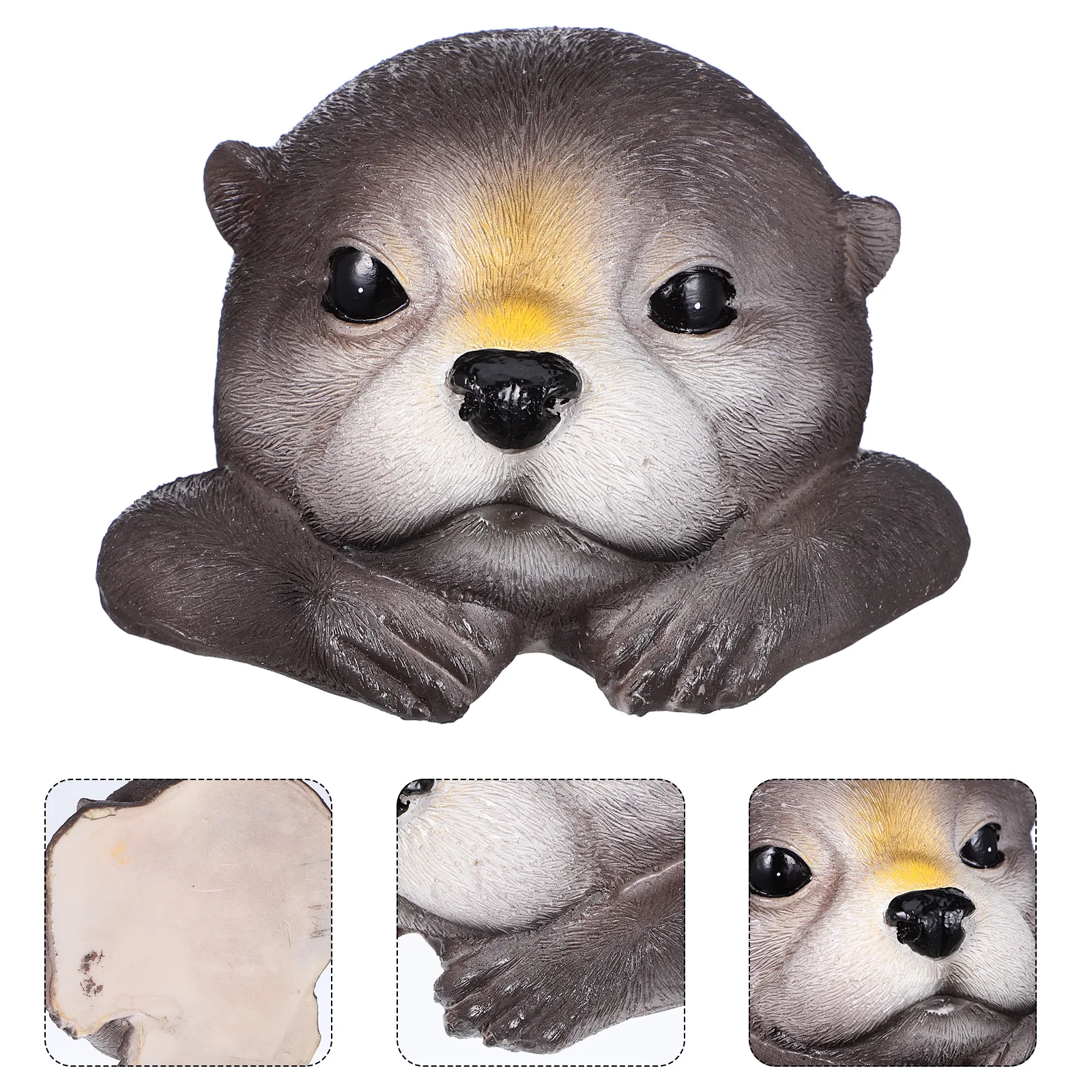 

Floating Head Resin Pond Waterproof Garden Lake Statues Durable Outdoor Floating Animal Sculpture Lawn Patio Decor Pond