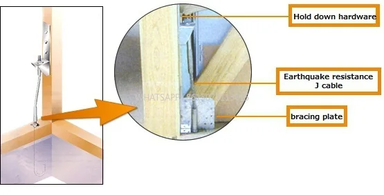 

Best Selling M16 Anchor Bolt Joint Cable for Hold Down for Wooden House Construction Made in Japan