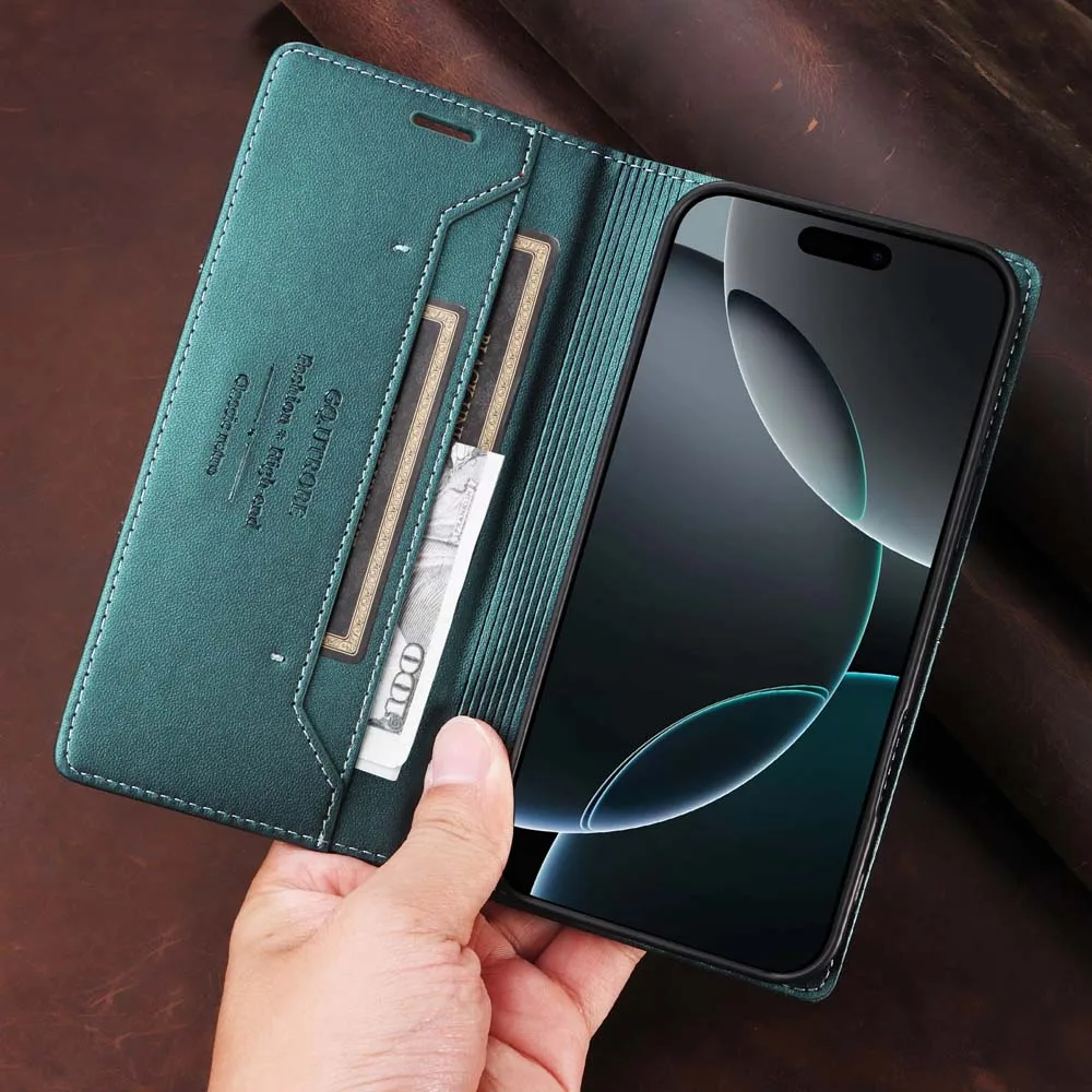 Magnetic Wallet Ant…