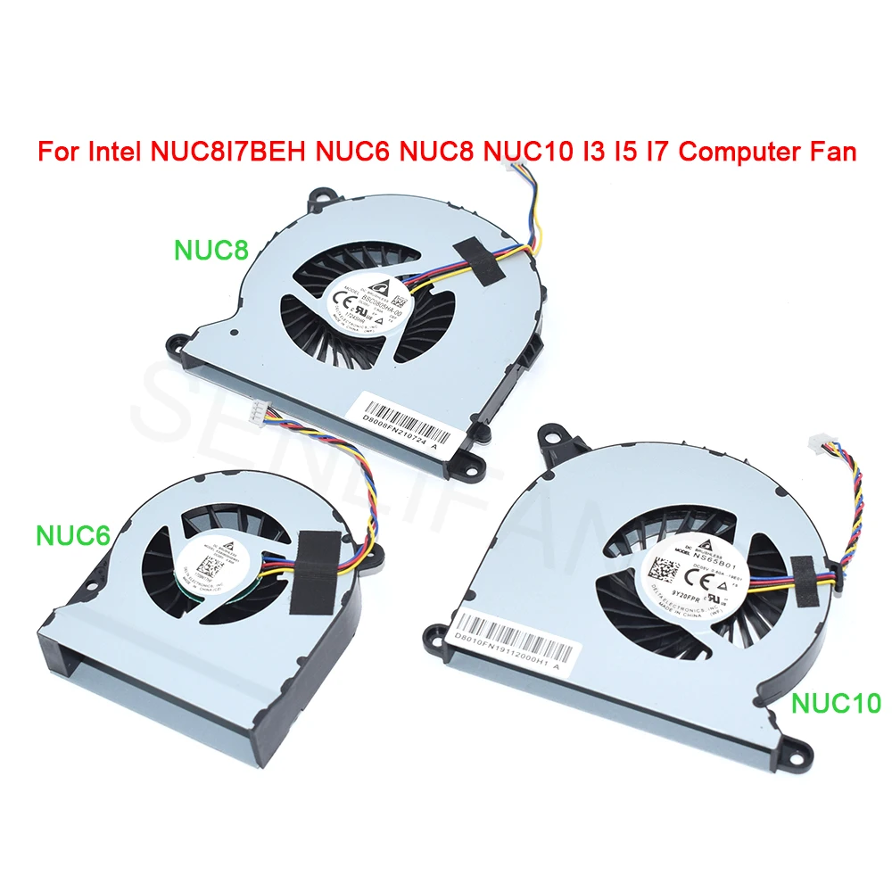 For Intel NUC6I7KYK NUC8I7BEH NUC6 NUC8 NUC10 I3 I5 I7 KSB0605HB KSB0605HBW5Y BSC0805HA-00 NS65B01 DC5V 0.6A CPU Cooling Fan