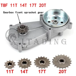 T8F Front Gear Gear 11T 14T 17T 20T Gearbox for 47cc 49CC 2-Stroke Engine ATV Quad Mini Off-Road Pocket Bike Accessories