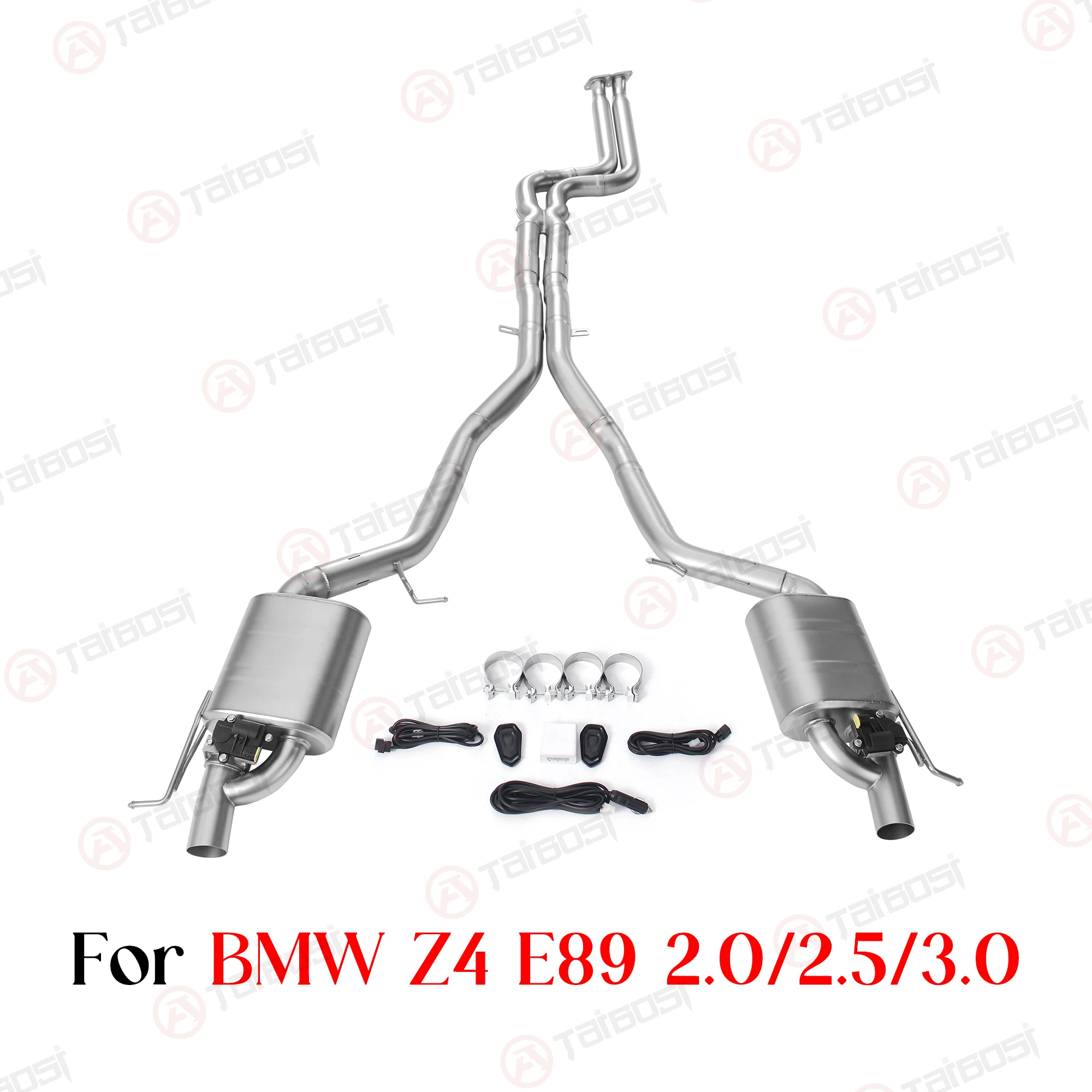 

Taibosi Valvetronic Catback Exhaust System For BMW Z4 E89 2.0L 2.5L 3.0L Remote Control Electric Valved Muffler SUS304 Pop Sound