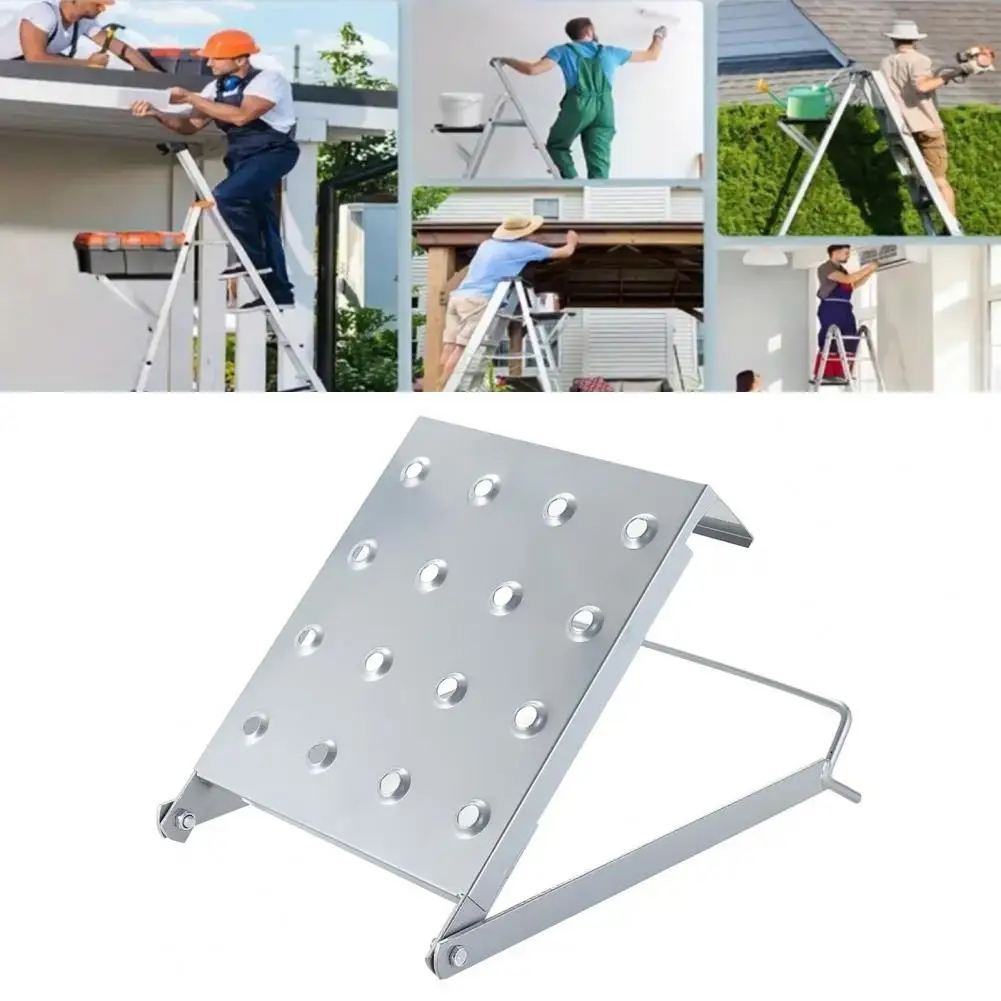 Non-slip Ladder Platform Heavy Duty Ladder Work Platform Anti-slip Folding Tray Attachment Multi-purpose Painters Extension Tool