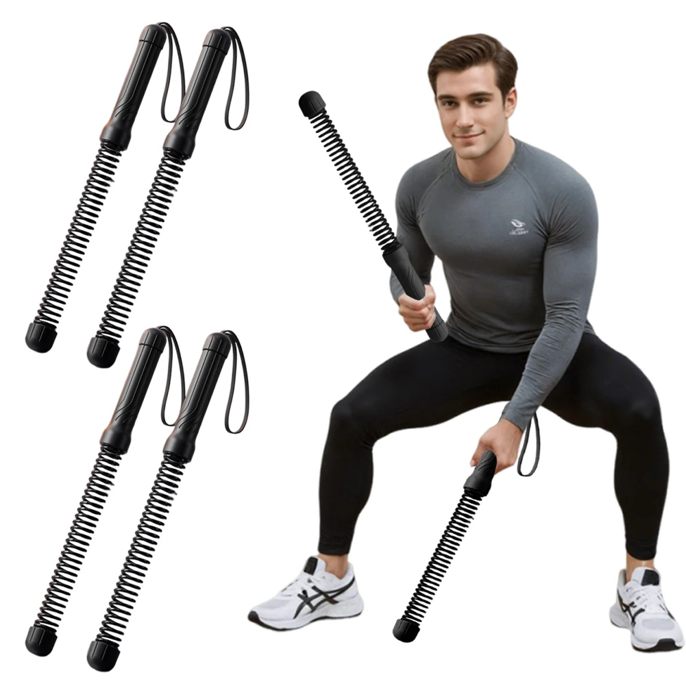 

2 шт. Гибкие пружинные эспандеры для рук, портативные тренажеры для бицепсов и трицепсов с нескользящими ручками, для домашнего спортзала
