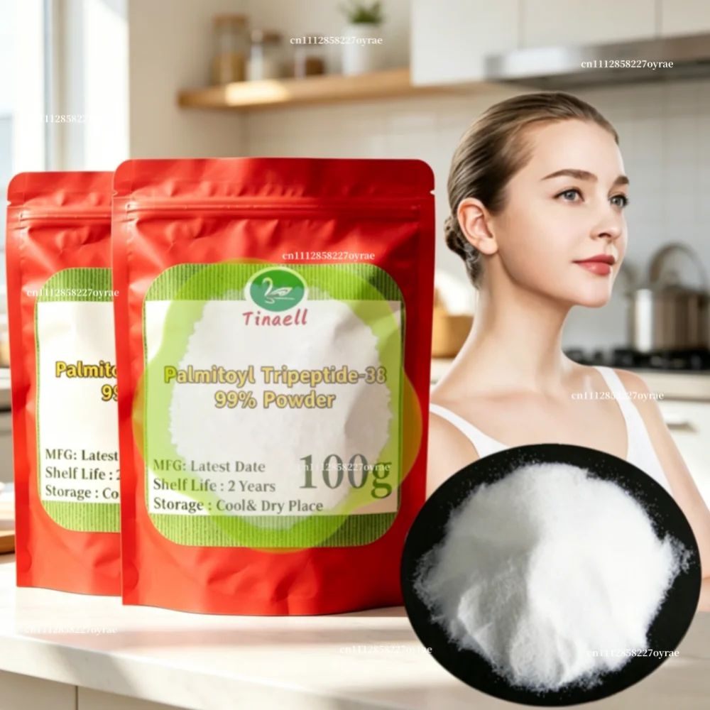 High quality Palmitoyl Tripeptide-38 Powder，Anti Aging and Wrinkle Removing, Cosmetics Raw，hot sell