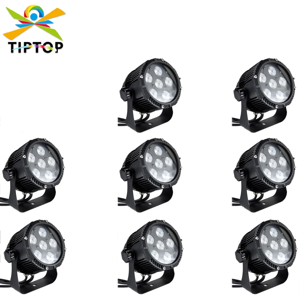 

6x12W LED Par Light DMX-512 Outdoor Rainproof Aluminum Cover Theater Studio Photo studio Home Decoration Party x 8