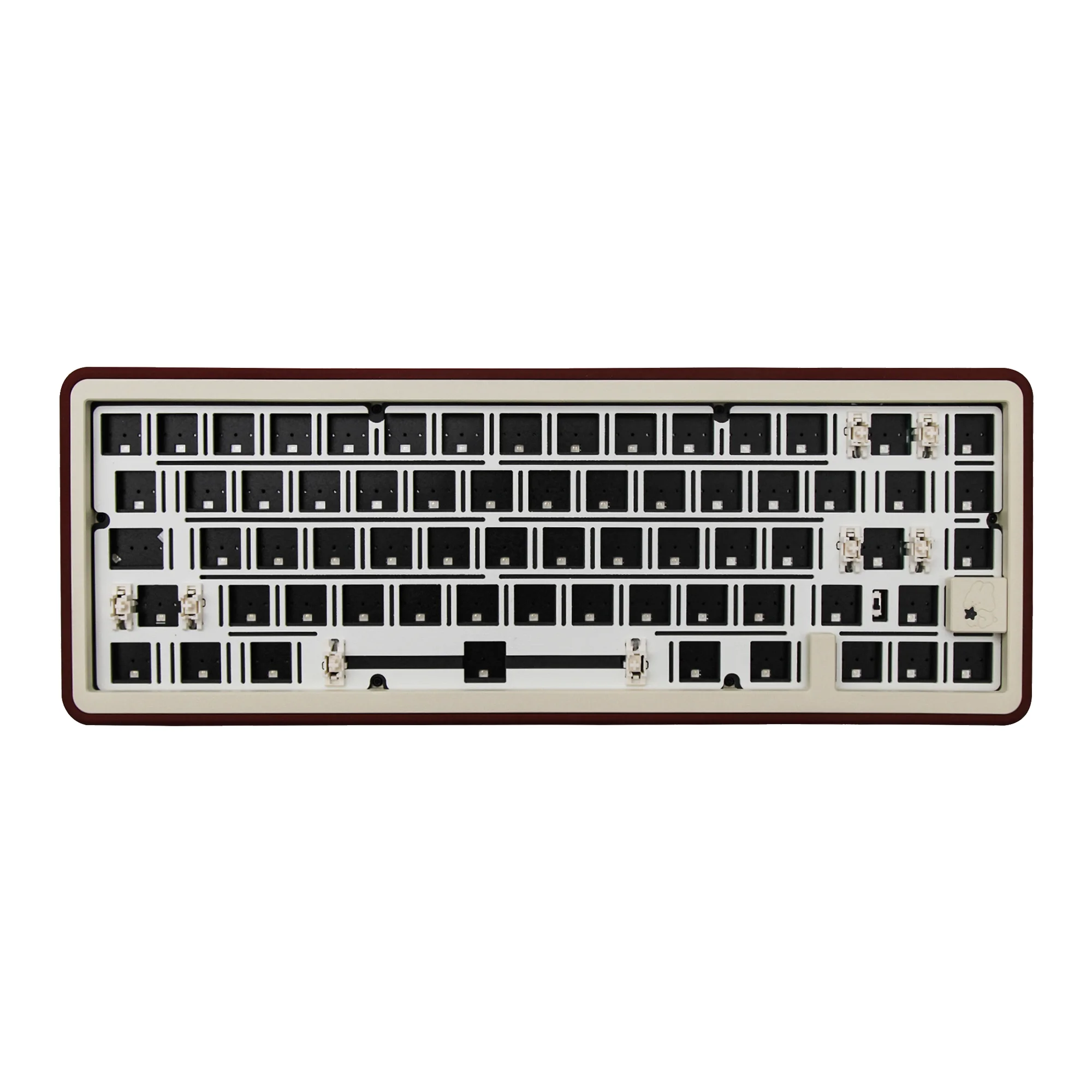 Imagem -03 - Geekzb História 65 r3 Kit Teclado Mecânico Modo Cnc Caixa de Alumínio Anodizado Kit Junta Eletroforética tipo c 2.4g Bluetooth