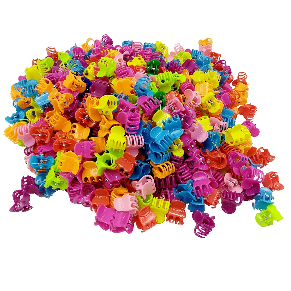 

100Pcs Baby Hair Clips Mini Hair Claws Colorful Barrettes Fashion Girls Accessories Durable Material Attract Attention