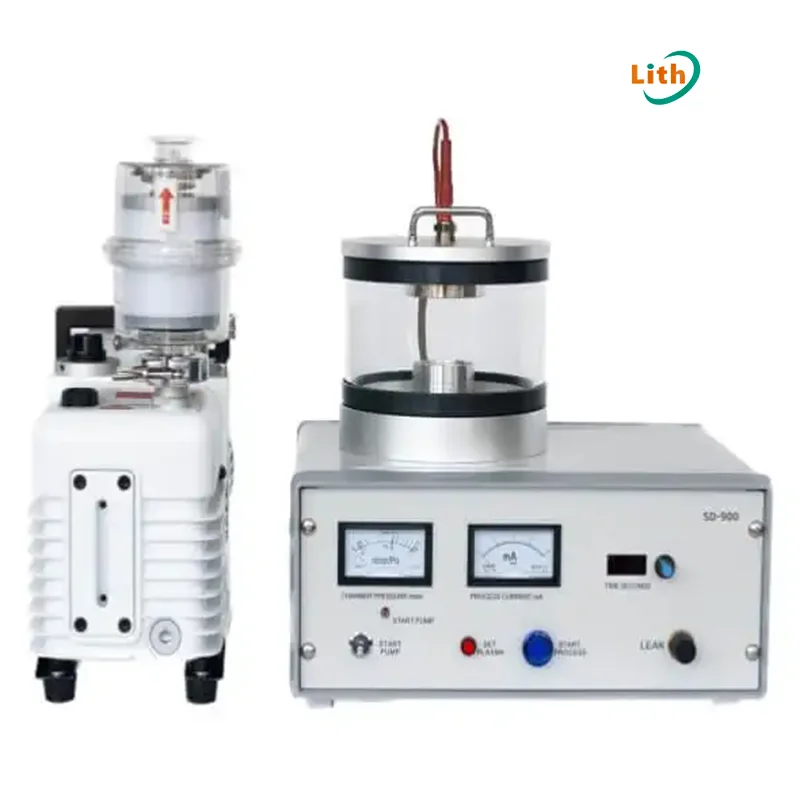 Laboratory DC Vacuum Ion Sputtering Coater Thermal Evaporation Sputter Coating Machine with Vacuum Pump