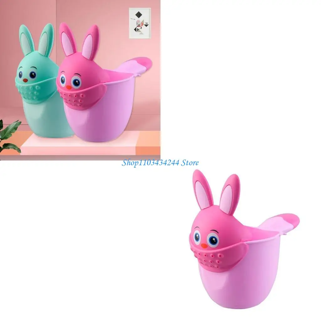

Baby Bath Waterfall Rinser Kids Shampoo Rinse Cup Cartoon Shower Washing for Head Watering Spoon Bathing Cups