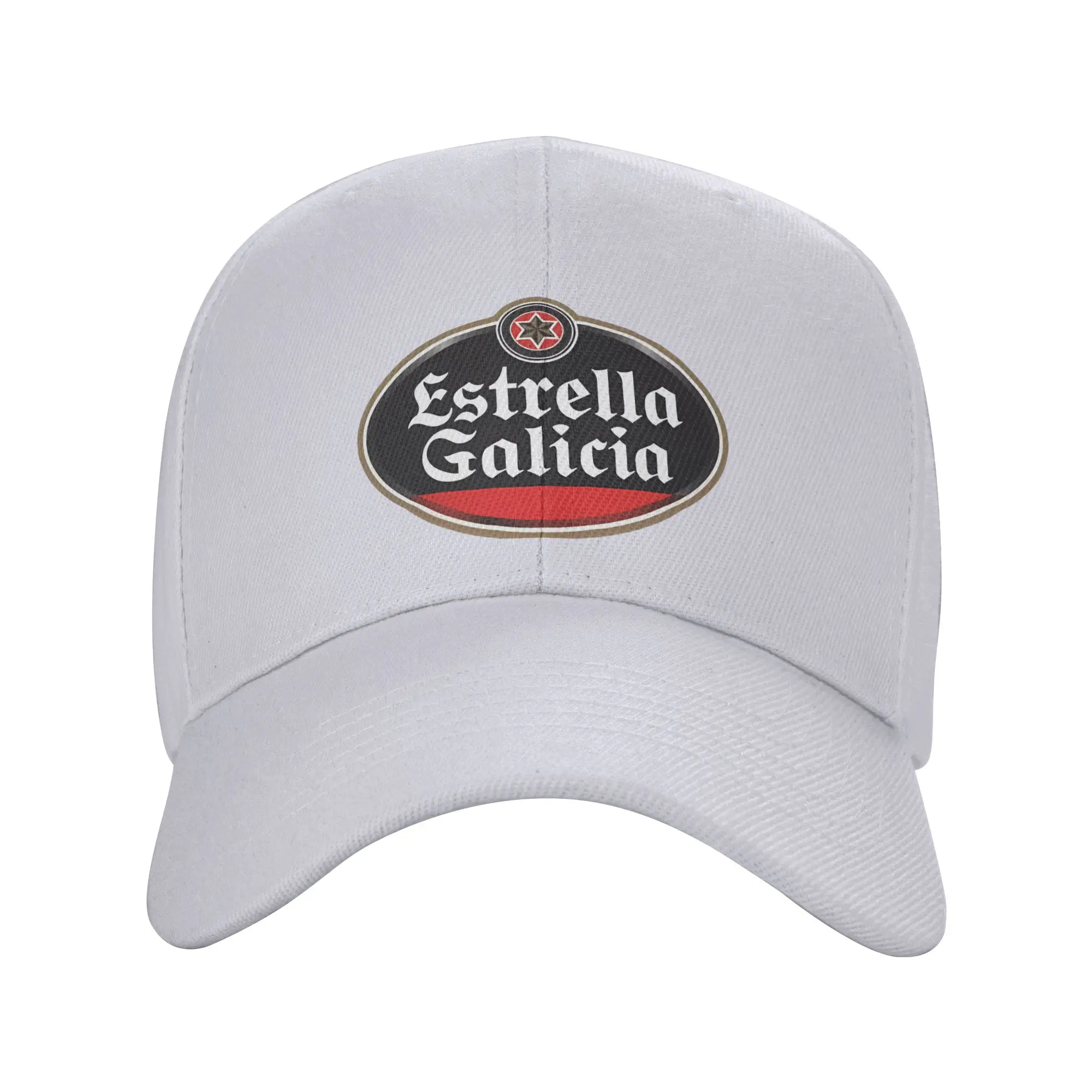 Boné de beisebol com aba curvada para adultos, modelo Fashion Estrella Galicia, divertido, para pesca e camping