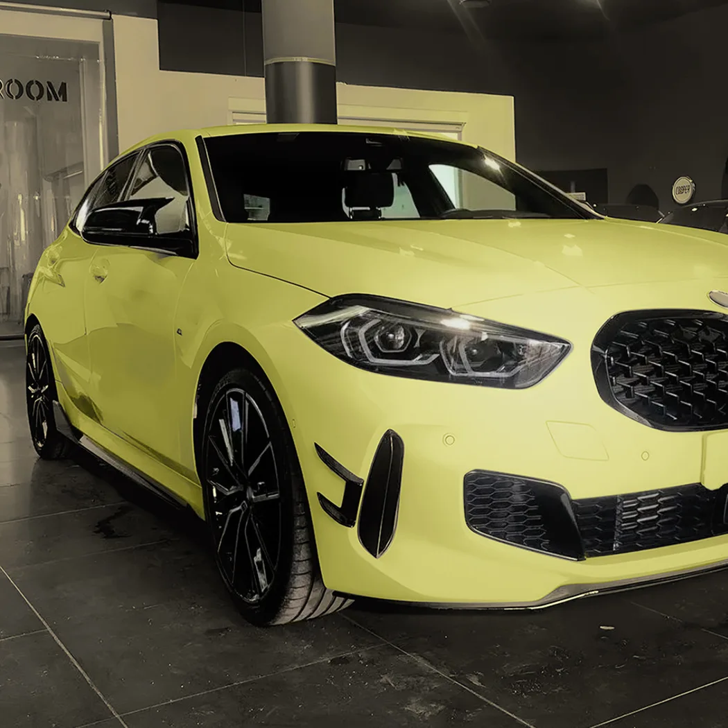 مناسبة لسيارات BMW 1 Series F40 M Sport 118i 120i 2019 + MP سكين الهواء الأمامي ملصق السيارة التعديل الخارجي