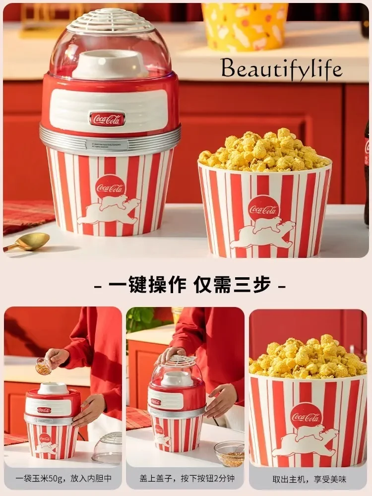 Popcorn Machine Automatic Small Household Birthday Gift Maize Rice Machine Corn