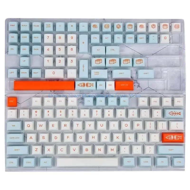 HX6A Ergonomic XDA Height PBT Keycaps Heat Sublimation Printed For Customs Mechanical
