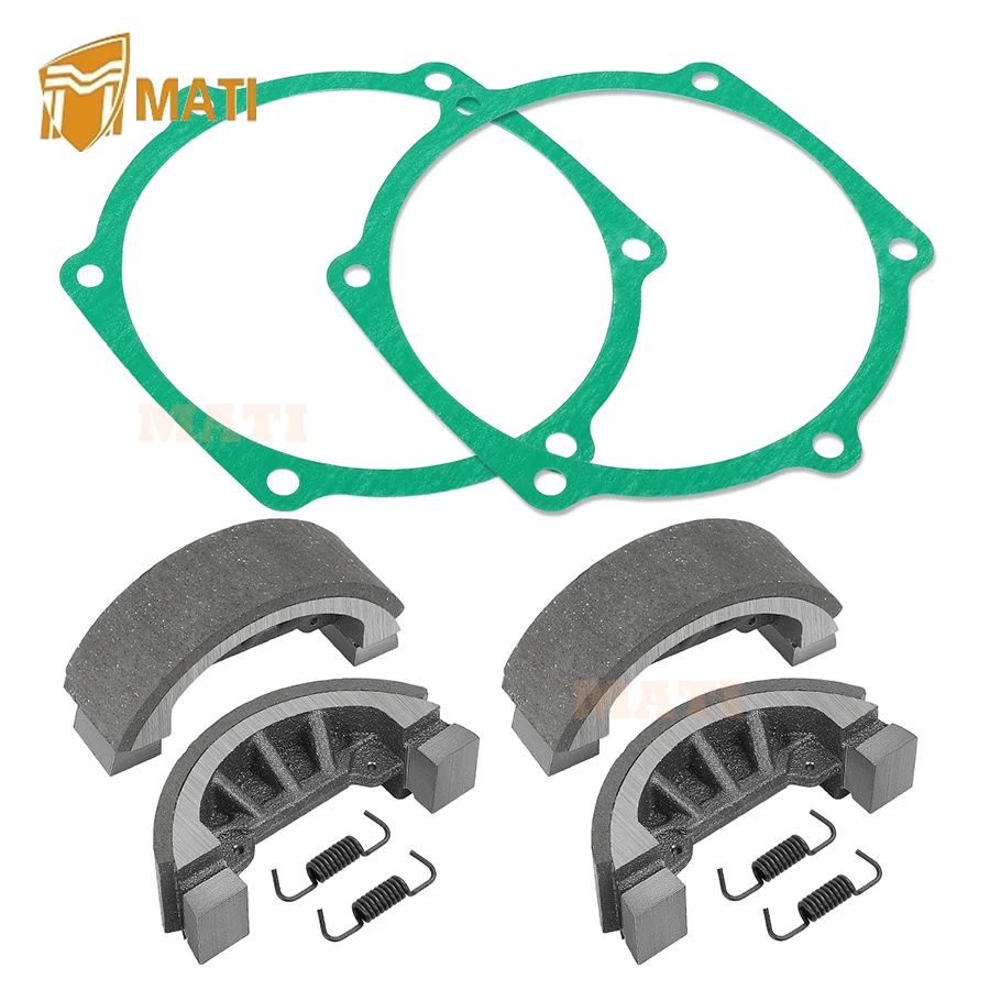 

MATI Brake Shoe Set Gasket Spring Kit 2SET for John Deere Tractor 750 770 790 M803177 CH15073 M805735 CH15072 Warranty 1 year