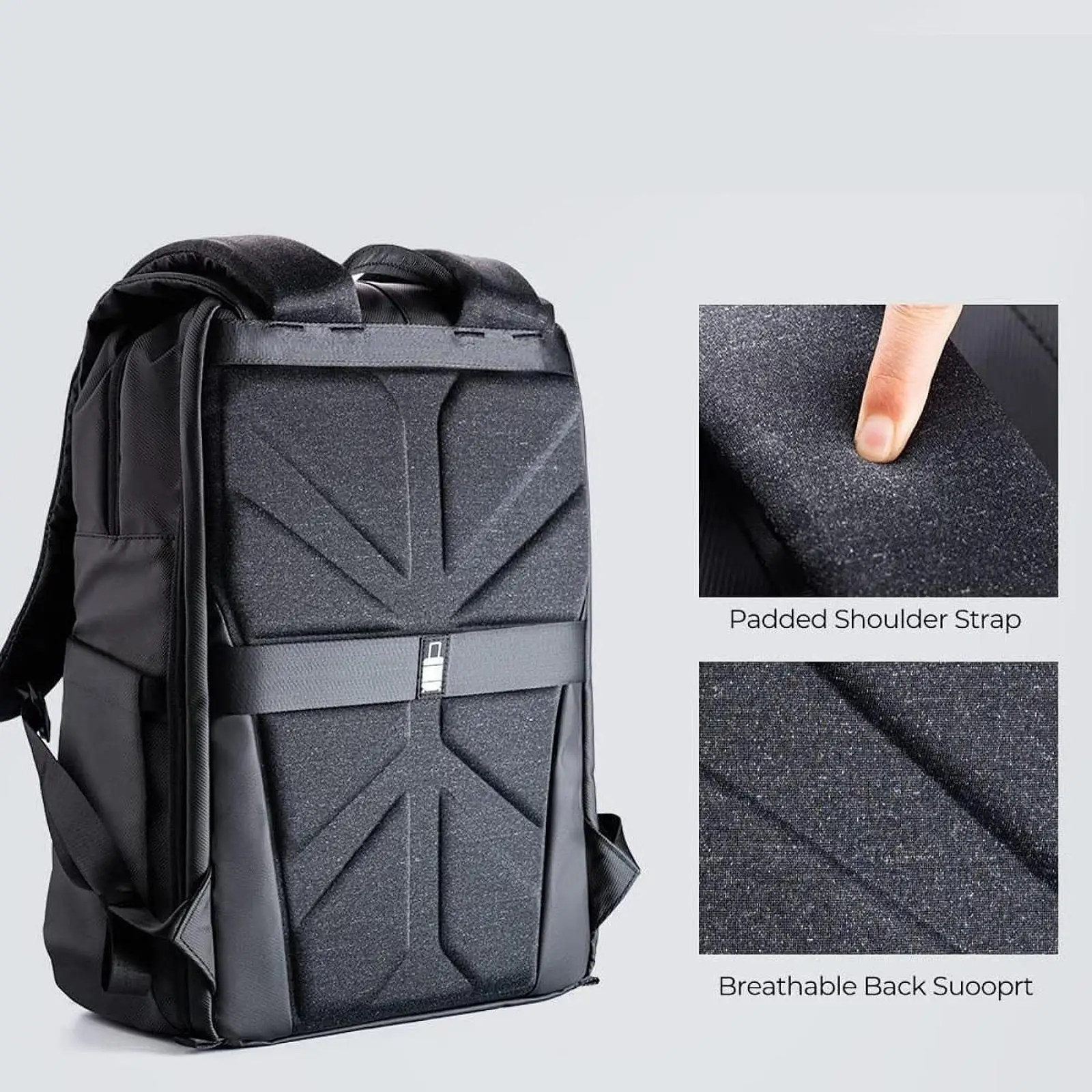 Camera Backpack Waterproof Camera Case Convenient Portable Camera Bag Laptop Compartment Computer Backpack for Travel Commuting