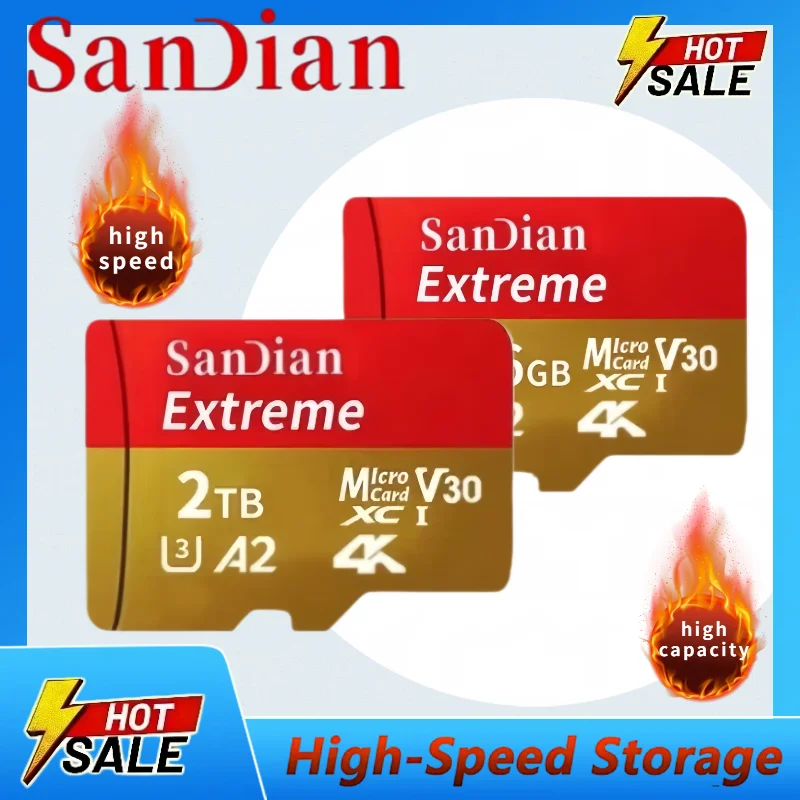 

Original 1TB Micro TF/SD Card Memory Card 128GB 256GB Portable Mini Memory Card Class10 For Camera/Phone/Drone