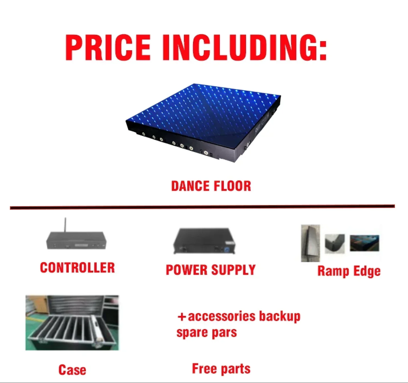 Wireless DMX Magnet LED Light Led Wedding Party Event Fiestas 3D Infinity Mirror Piso Portable Led Dance Floor For Wedding Party