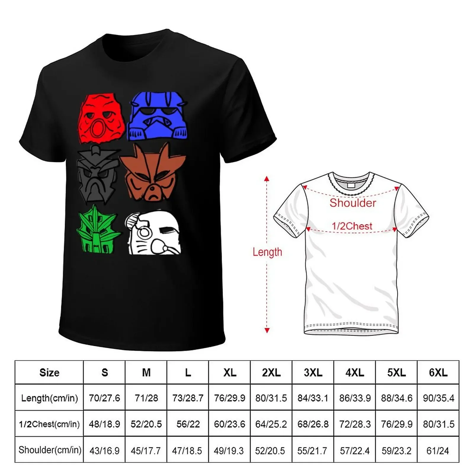 Sketchy Kanohi Nuva T-Shirt customs design your own custom shirt basketball graphic tees mens t shirts top quality