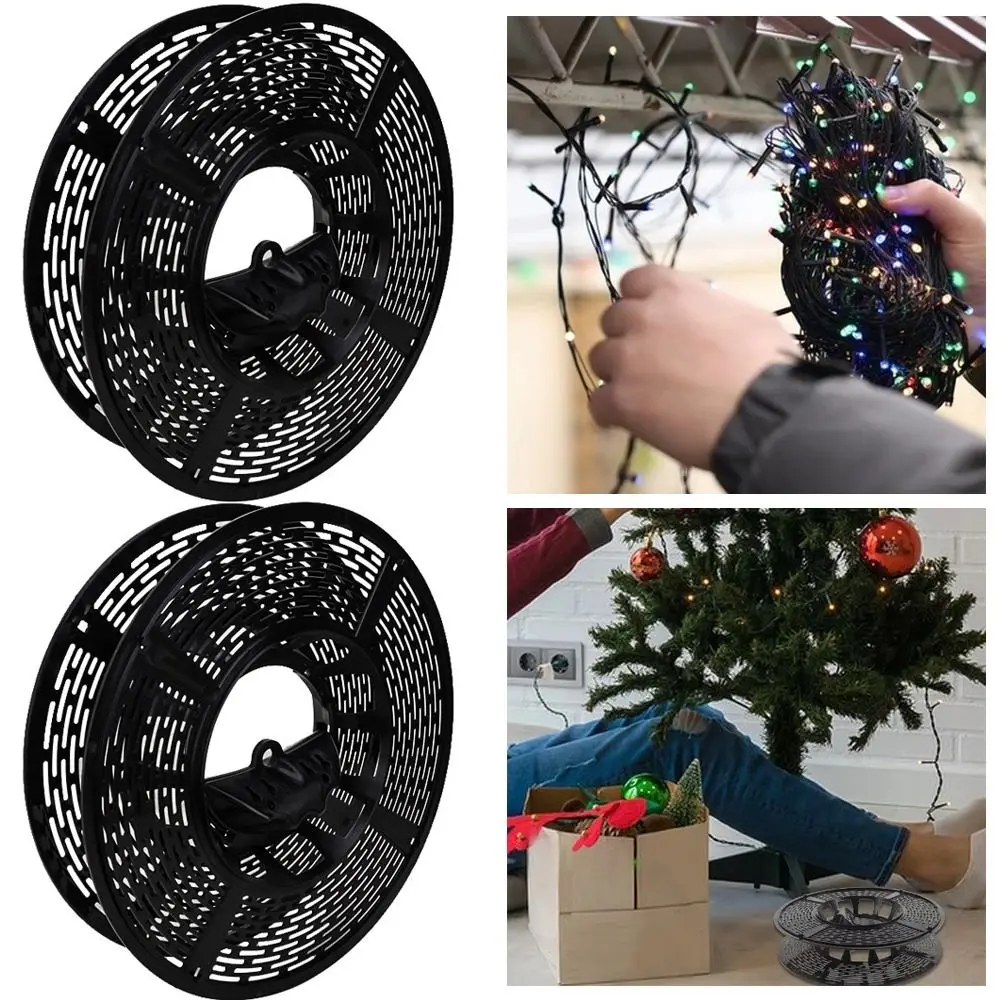Portable Cable Winder Durable Multifunctional Light Strip Storage Reel Light Cord Storage Tool Heavy-duty Cable Winder