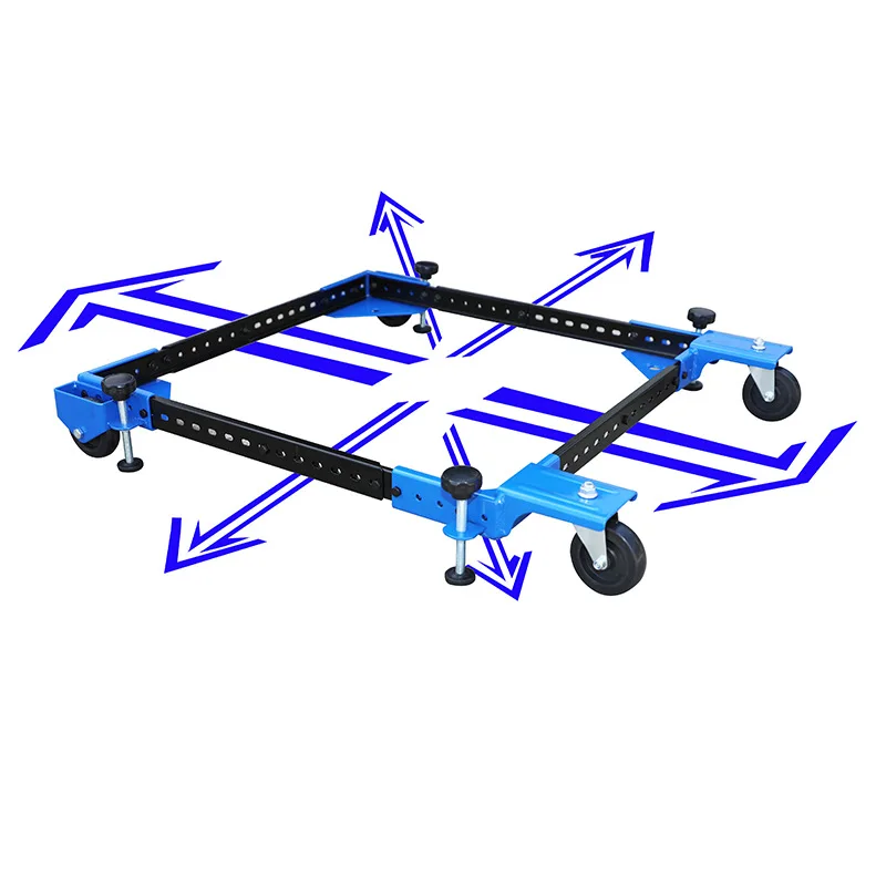 

Movable base tripod, universal for large mechanical universal wheels