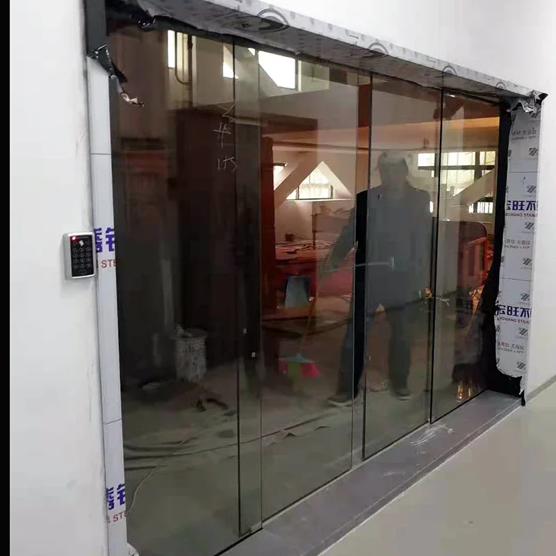 Controlador automático de porta deslizante OREDY ES180 com motor dunker escovado porta automática médica porta de vidro