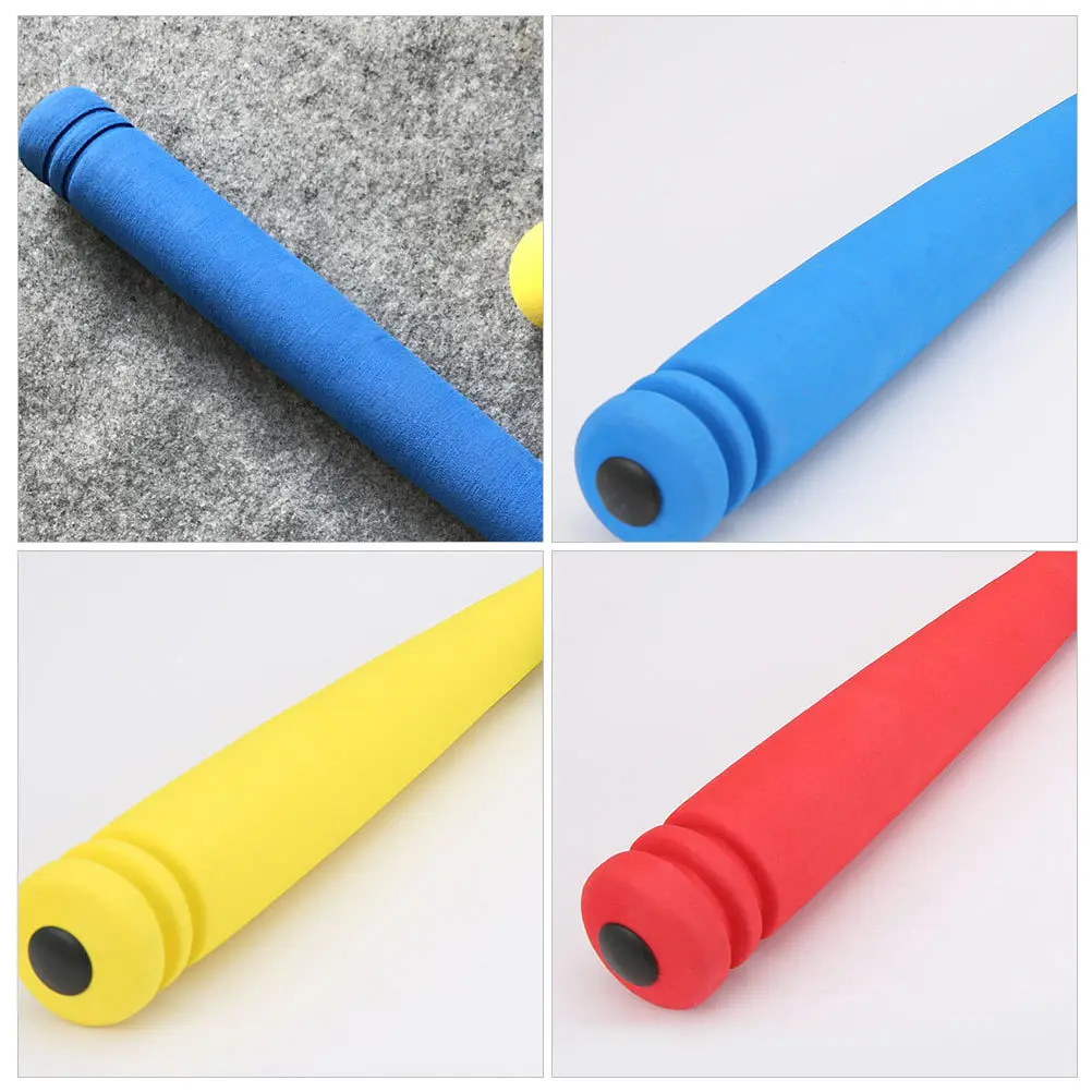 طقم بيسبول إسفنجي مكون من قطعتين خفيف الوزن للأطفال، مجموعة مضرب تدريب في الفناء الخلفي، مستلزمات رياضية خارجية، لعبة تدريب للمراهقين #5