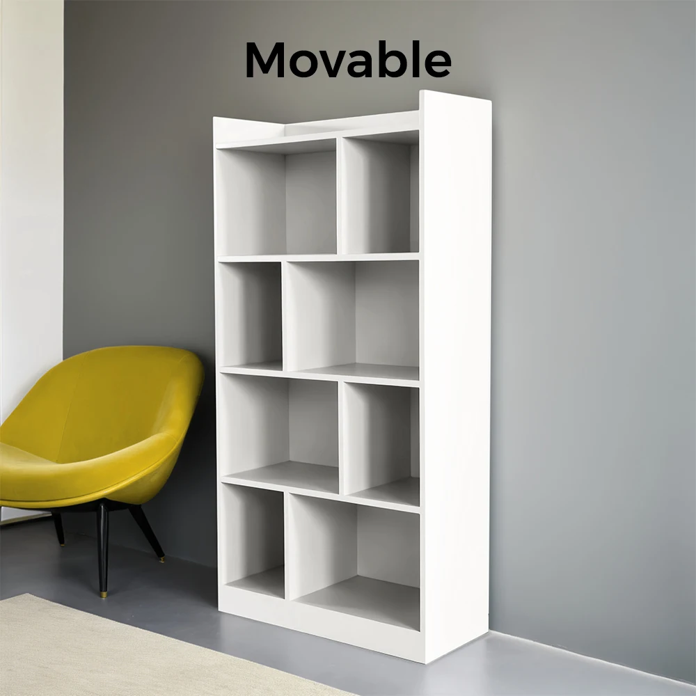 Estantería infantil de acero claro, estantería infantil de metal, apartamento en el aula, sala de estar escolar