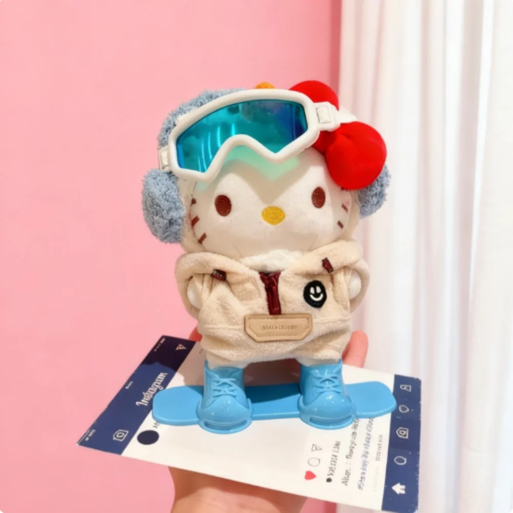 جديد مرحبا كيتي أفخم المفاتيح التزلج تحت عنوان أفخم هود ملحق حقيبة سحر الديكور هدية #4