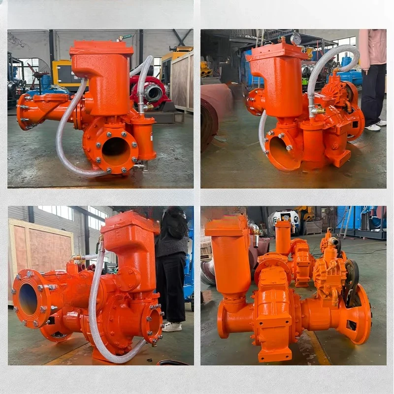 Customized Heavy Duty 6 Inch Pump Head High Vacuum Self Priming Structure for Underground Mine Dewatering