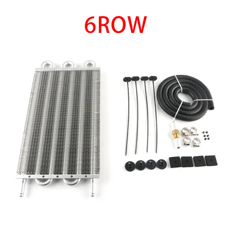 Oil Cooler Aluminum Transmission Oil Cooler 4Row 6Row 8Row Automatic Stacked Plate Oil Cooler Radiator