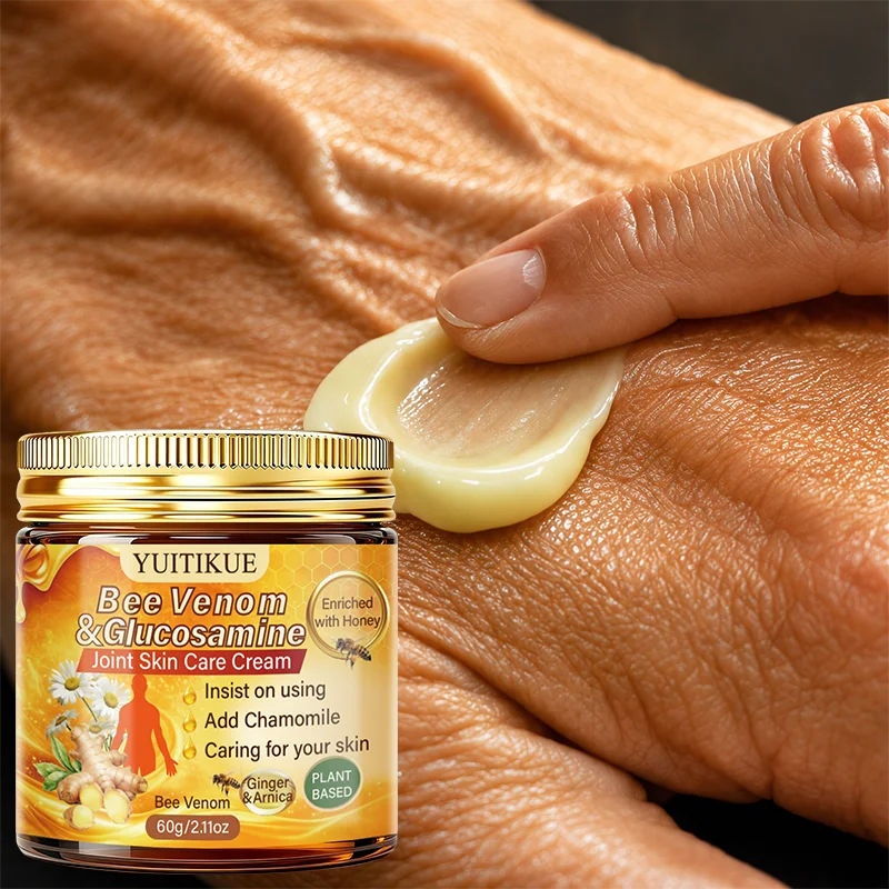 YUITIKUE Natural Bee Venom Joint Care Cream Ginger Chamomile Deep Moisturize Joint Skin Support Mobility